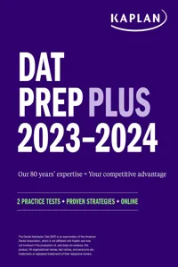 DAT Prep Plus 2023-2024_cover
