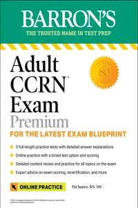 Adult CCRN Exam Premium: Study Guide for the Latest Exam Blueprint, Includes 3 Practice Tests, Comprehensive Review, and Online Study Prep_cover
