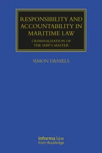 Responsibility and Accountability in Maritime Law_cover