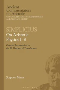 Simplicius: On Aristotle Physics 1–8_cover