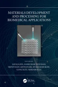 Materials Development and Processing for Biomedical Applications_cover