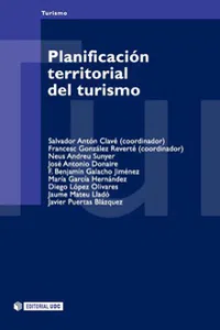 Planificación territorial del turismo_cover
