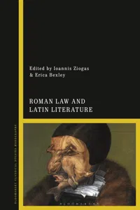 Roman Law and Latin Literature_cover