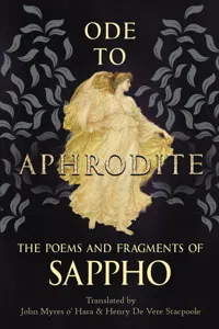 Ode to Aphrodite - The Poems and Fragments of Sappho_cover