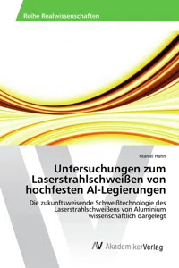 Untersuchungen zum Laserstrahlschweißen von hochfesten Al-Legierungen_cover