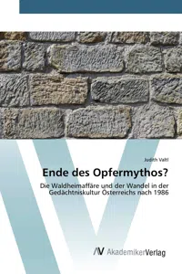 Ende des Opfermythos?_cover