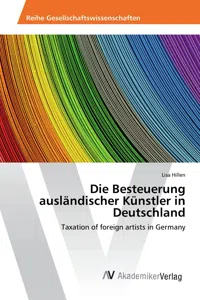Die Besteuerung ausländischer Künstler in Deutschland_cover