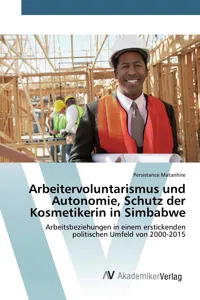 Arbeitervoluntarismus und Autonomie, Schutz der Kosmetikerin in Simbabwe_cover