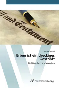 Erben ist ein dreckiges Geschäft_cover