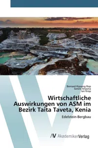 Wirtschaftliche Auswirkungen von ASM im Bezirk Taita Taveta, Kenia_cover