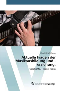 Aktuelle Fragen der Musikausbildung und -erziehung:_cover