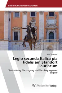 Legio secunda Italica pia fidelis am Standort Lauriacum_cover