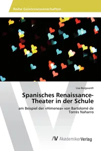 Spanisches Renaissance-Theater in der Schule_cover