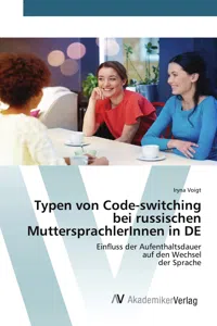 Typen von Code-switching bei russischen MuttersprachlerInnen in DE_cover