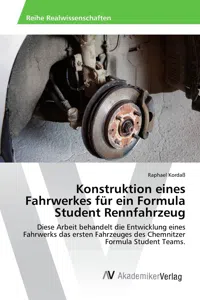 Konstruktion eines Fahrwerkes für ein Formula Student Rennfahrzeug_cover