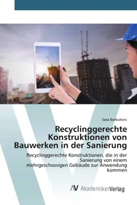 Recyclinggerechte Konstruktionen von Bauwerken in der Sanierung_cover