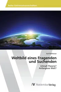 Weltbild eines Fragenden und Suchenden_cover