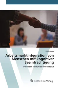 Arbeitsmarktintegration von Menschen mit kognitiver Beeinträchtigung_cover