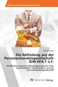 Die Abfindung aus der Personenhandelsgesellschaft- IDW HFA 7 n.F._cover