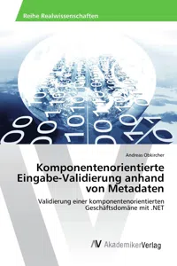 Komponentenorientierte Eingabe-Validierung anhand von Metadaten_cover