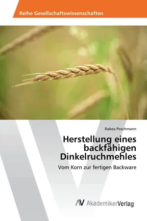 Herstellung eines backfähigen Dinkelruchmehles