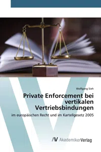 Private Enforcement bei vertikalen Vertriebsbindungen_cover