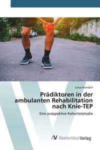 Prädiktoren in der ambulanten Rehabilitation nach Knie-TEP_cover