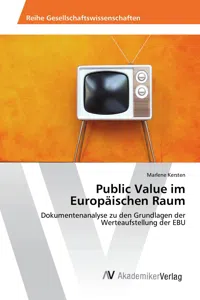 Public Value im Europäischen Raum_cover