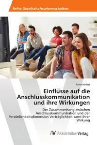 Einflüsse auf die Anschlusskommunikation und ihre Wirkungen_cover