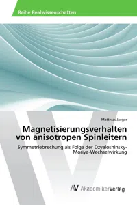 Magnetisierungsverhalten von anisotropen Spinleitern_cover