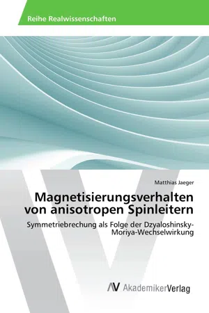 Magnetisierungsverhalten von anisotropen Spinleitern