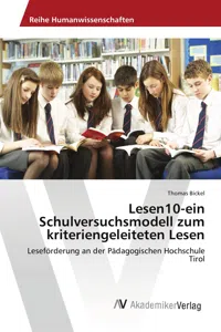 Lesen10-ein Schulversuchsmodell zum kriteriengeleiteten Lesen_cover