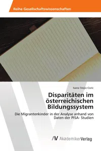 Disparitäten im österreichischen Bildungssystem_cover