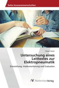 Untersuchung eines Leittextes zur Elektropneumatik_cover