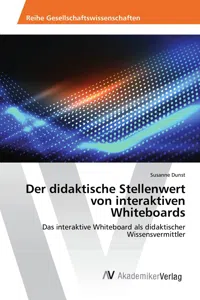 Der didaktische Stellenwert von interaktiven Whiteboards_cover