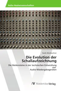 Die Evolution der Schallaufzeichnung_cover