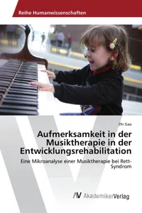 Aufmerksamkeit in der Musiktherapie in der Entwicklungsrehabilitation_cover