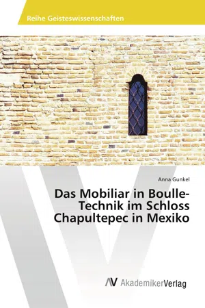 Das Mobiliar in Boulle-Technik im Schloss Chapultepec in Mexiko