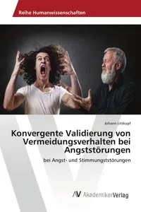 Konvergente Validierung von Vermeidungsverhalten bei Angststörungen_cover