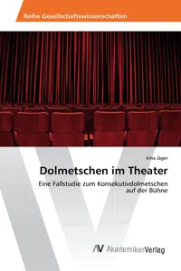 Dolmetschen im Theater_cover