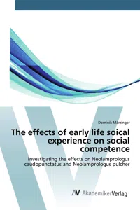 The effects of early life soical experience on social competence_cover