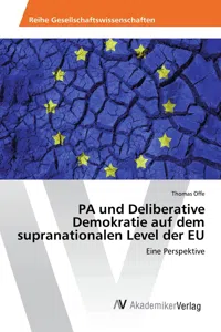 PA und Deliberative Demokratie auf dem supranationalen Level der EU_cover