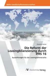 Die Reform der Leasingbilanzierung durch IFRS 16_cover