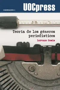 Teoría de los géneros periodísticos_cover