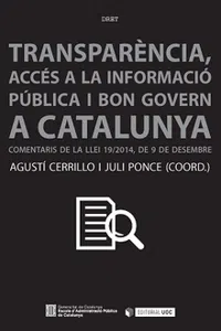 Transparència, accés a la informació i bon govern a Catalunya._cover