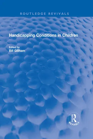 Handicapping Conditions in Children