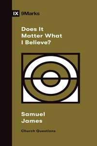 Does It Matter What I Believe?_cover