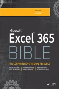 Microsoft Excel 365 Bible_cover