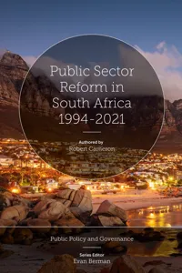 Public Sector Reform in South Africa 1994-2021_cover