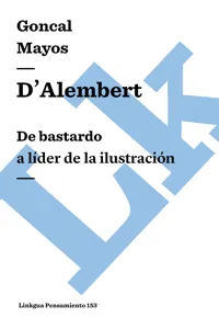 D'Alembert: De bastardo a líder de la Ilustración_cover